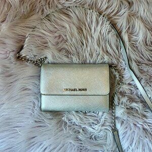Michael Kors Metallic Crossbody – Gently Used